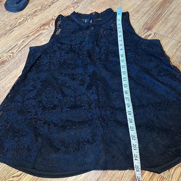 Fortune and Ivy black lace tank top - Picture 5 of 5